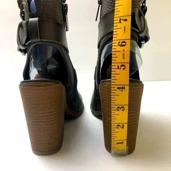 Dolce Vita Teisha  Buckle Block Heel Booties Boots  Sz 7 - Picture 3 of 10